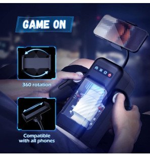 Masturbator with Vibration, Heat Function and Phone Holder – GAME CUP – image 3