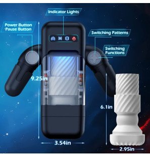 Masturbator with Vibration, Heat Function and Phone Holder – GAME CUP – image 5