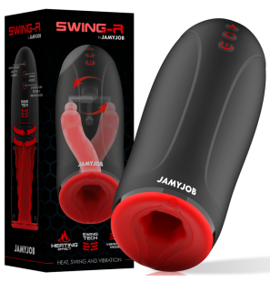 JAMYJOB Swing-R automatische masturbator met warmte, oscillatie en vibratie