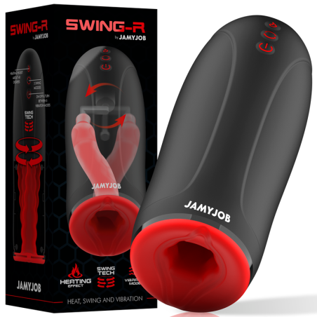 JAMYJOB Swing-R automatische masturbator met warmte, oscillatie en vibratie
