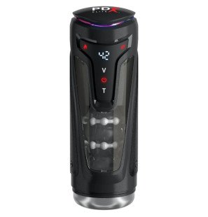 PDX ELITE Moto-Bator Pro verwarmende vibrerende masturbator 26,5 cm – foto 2