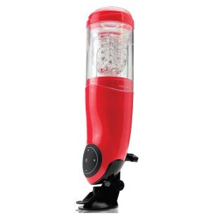 EXTREME TOYZ PDX Mega Bator USB-masturbator voor mannen 12 cm rood – foto 1