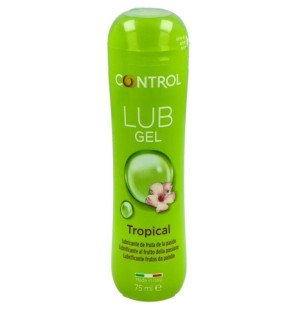 Control Lub Tropical Gleitgel auf Wasserbasis mit tropischem Geschmack 75 ml