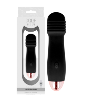 Dolce Vita Tres Black — ładowany wibrator z 7 prędkościami – zdjęcie 2