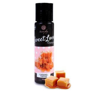 Jadalny lubrykant o smaku karmelu Secretplay 60 ml – zdjęcie 1
