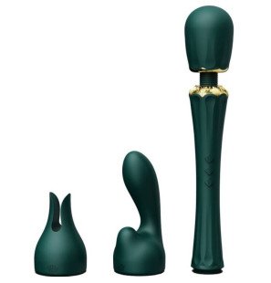 ZALO Kyro Wandmassagegerät, grün, 291 mm für intime Wellness – Bild 1
