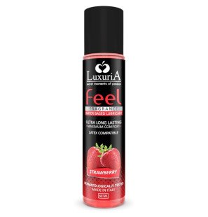 Lubrykant na bazie wody Luxuria Feel o zapachu truskawek 60 ml – zdjęcie 1
