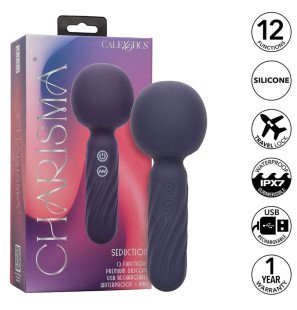 CalExotics Charisma Seduction 12-functie massager 17,75 cm paars