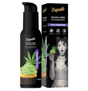 Lubrifiant vegan à base d’eau saveur Space Sativa 100 ml – photo 1