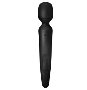 Satisfyer Wand Erland Black Vibrating Massager – image 1
