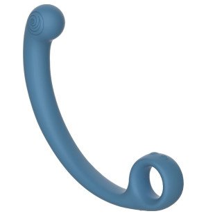 Baguette de massage vibrante Axi Snail Vibe bleue – photo 1