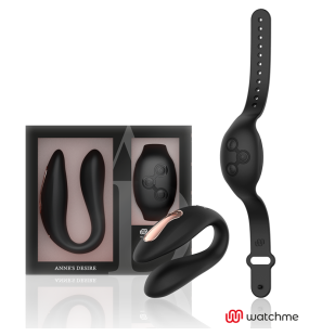 ANNE'S DESIRE - DUAL PLEASURE TECHNOLOGIE WATCHME ZWART