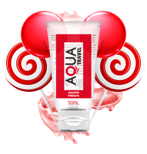 Aqua Travel lubrifiant à base d’eau goût sucette 50 ml – photo 1