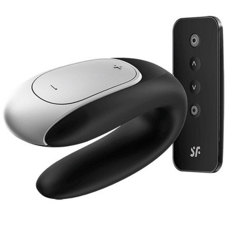 Satisfyer Double Fun partner vibrator zwart