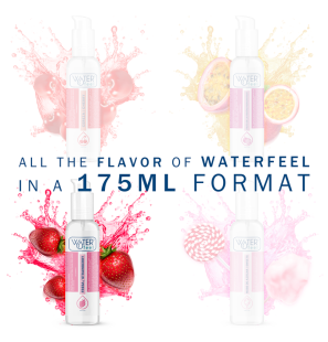 Waterfeel glijmiddel op waterbasis met aardbeiensmaak 175 ml