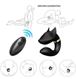 Vibromasseur ARMONY pour couples avec télécommande – noir – photo 1