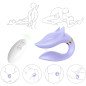 Vibromasseur pour couples avec télécommande, violet, 35 mm – photo 1