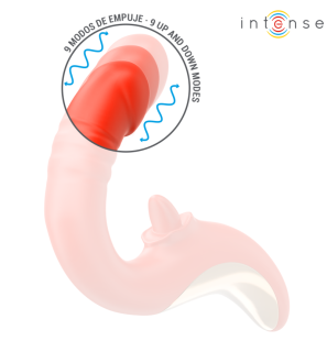 Intense Paulina U-Shaped Vibrator and Stimulator, Red – image 4