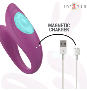 U-shaped vibrator with remote control 9 cm – purple – image 7