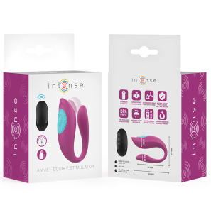 U-shaped vibrator with remote control 9 cm – purple – image 8