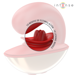 U-shaped vibrator and stimulator with 10 vibrations, red – image 6