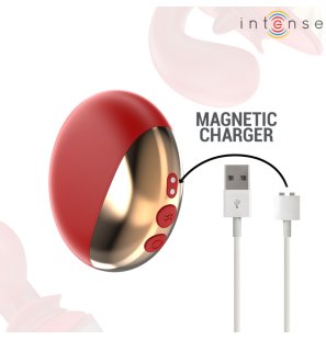 U-shaped vibrator and stimulator with 10 vibrations, red – image 7