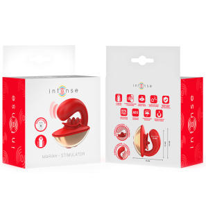 U-shaped vibrator and stimulator with 10 vibrations, red – image 8
