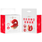 U-shaped vibrator and stimulator with 10 vibrations, red – image 8