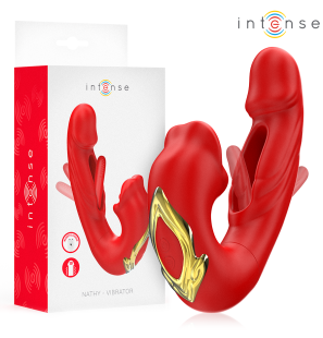 Intense Nathy – podwójny wibrator z wielofunkcyjną stymulacją – zdjęcie 1