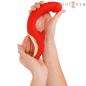Paulina U-Shaped Vibrator and Stimulator, Red – image 3 Paulina U-Shaped Vibrator and Stimulator, Red – image 3