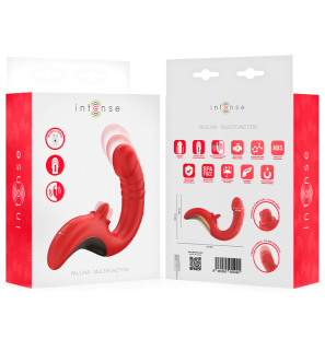 Paulina U-Shaped Vibrator and Stimulator, Red – image 9