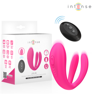 Vibromasseur double Julia avec pince et télécommande – photo 1