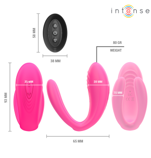 Vibromasseur double Julia avec pince et télécommande – photo 9