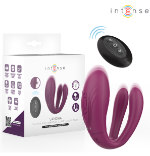 Intense Sandra, stimulateur pour couples à tapotements et vibrations avec télécommande – photo 1