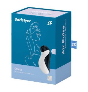 Stymulator Satisfyer Orca Air Pulse z wibracją do intymnego wellness – zdjęcie 6