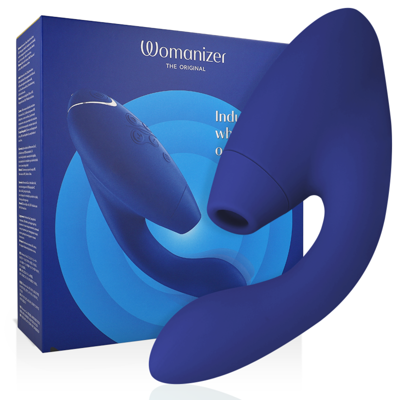 Niebieski stymulator Womanizer Duo 2 do intymnego wellness – zdjęcie 1 Niebieski stymulator Womanizer Duo 2 do intymnego wellness – zdjęcie 1