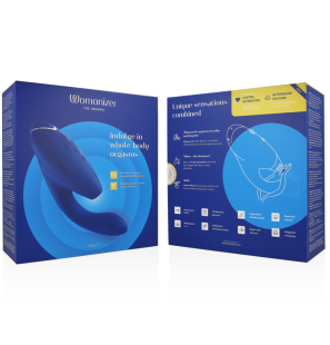 Niebieski stymulator Womanizer Duo 2 do intymnego wellness – zdjęcie 7