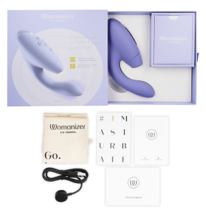 Womanizer Duo 2, stimulateur clitoridien lilas pour une stimulation ciblée – photo 6