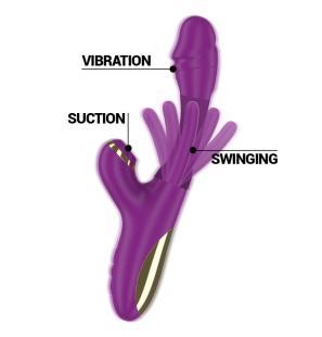 Vibromasseur multifonction rechargeable Ateneo avec 7 modes de vibration – photo 3