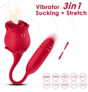 ARMONY rode clitoriszuiger met vibrator voor gerichte stimulatie – foto 2