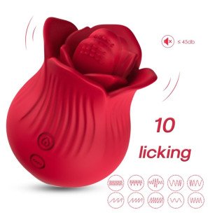 Rosa Vibrator und roter Stimulator für Intim-Wellness – Bild 1