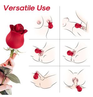 Rosa Vibrator und roter Stimulator für Intim-Wellness – Bild 2