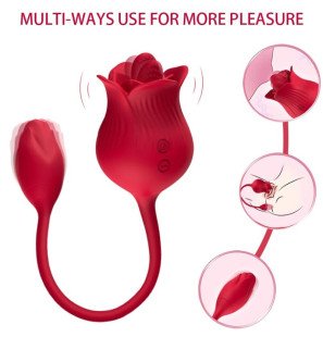 Stimulateur clitoridien ARMONY avec queue et 10 modes de vibration – photo 2