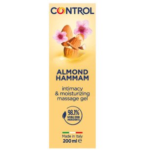 CONTROL massagegel op waterbasis met amandelmelk 200 ml – foto 2