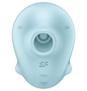 SATISFYER Sassy Seal stimulateur à pression d’air bleu et vibromasseur – photo 1