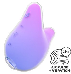 SATISFYER Mermaid Vibes stimulateur à air pulsé et vibromasseur – photo 1