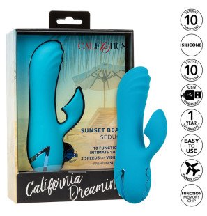 CALEXOTICS Sunset Beach Seducer vibrateur et stimulateur avec 10 fonctions – photo 2