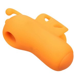 CALEXOTICS Neon Vibes Fingerstimulator mit 10 Vibrationen, orange – Bild 4
