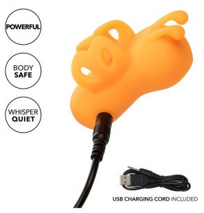 CALEXOTICS Neon Vibes Fingerstimulator mit 10 Vibrationen, orange – Bild 9