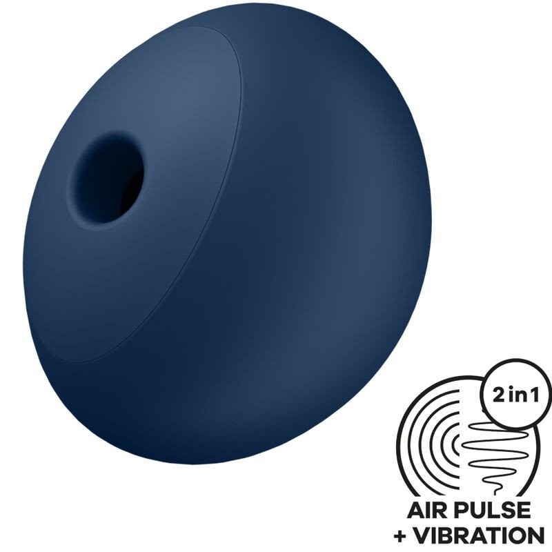 Satisfyer Air Pulse Luftdruckstimulator mit 12 Vibrationen in Blau – Bild 1